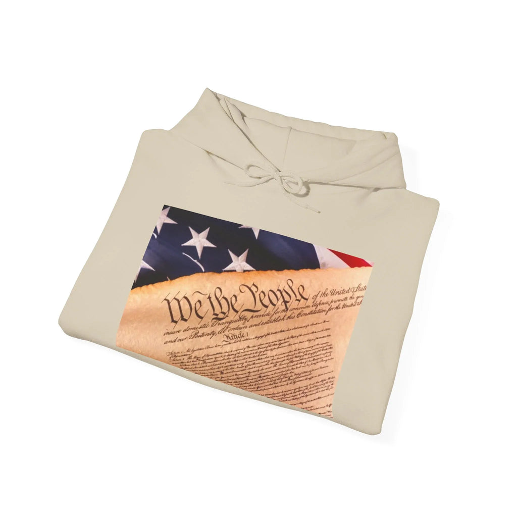 We the People Constitution Hoodie | American Flag Patriotic Sweatshirt - 250 USA Celebration