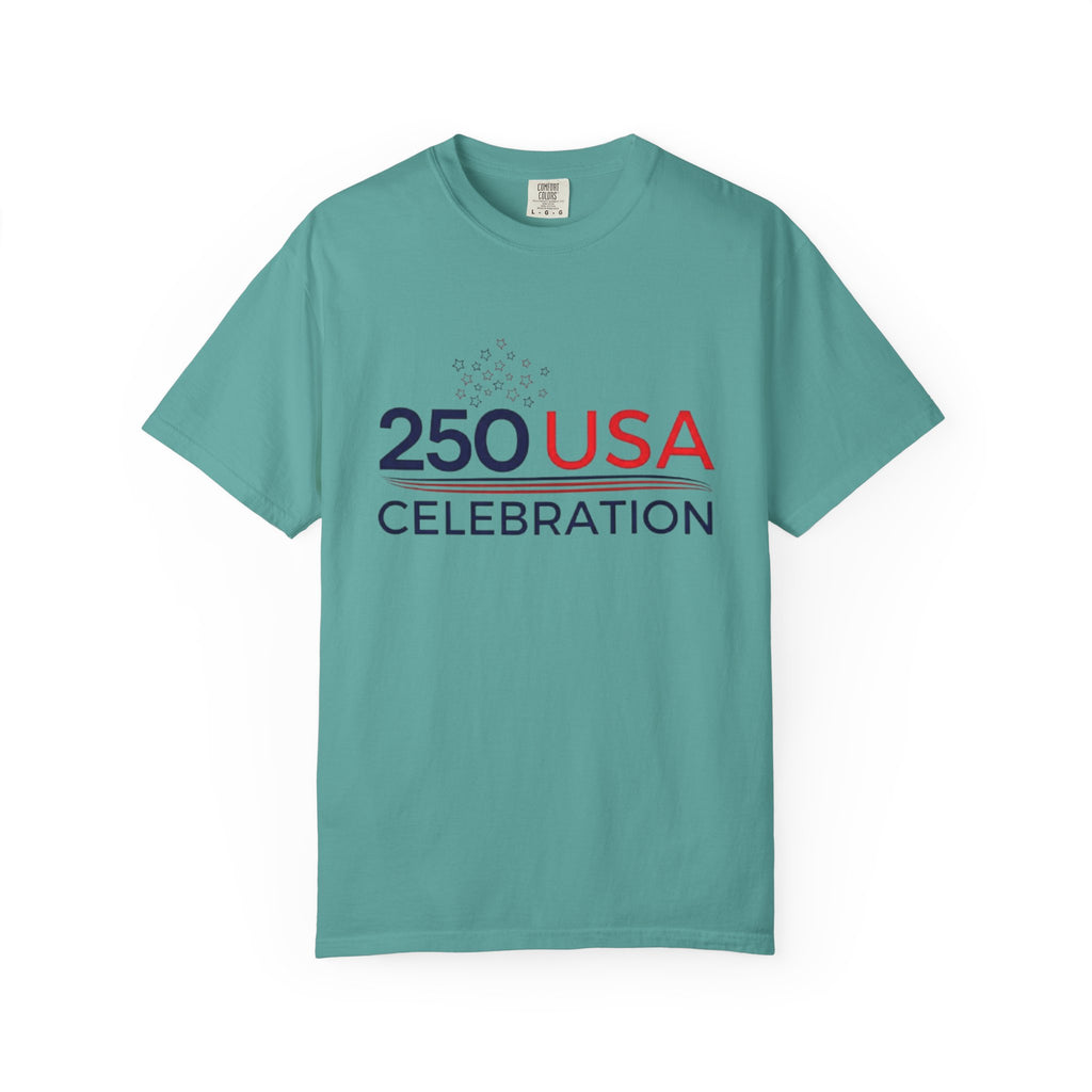 250 USA Celebration T-Shirt — Patriotic 250th Anniversary Tee