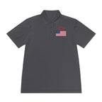 The "Legacy Portrait" Sport Polo – America 250 Signature Series - Men's Sport Polo — America 250 Commemorative Flag Wave Polo