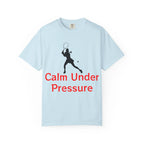 Calm Under Pressure Tennis Player T-shirt | Tennis Graphic Tee - 250 USA Celebration