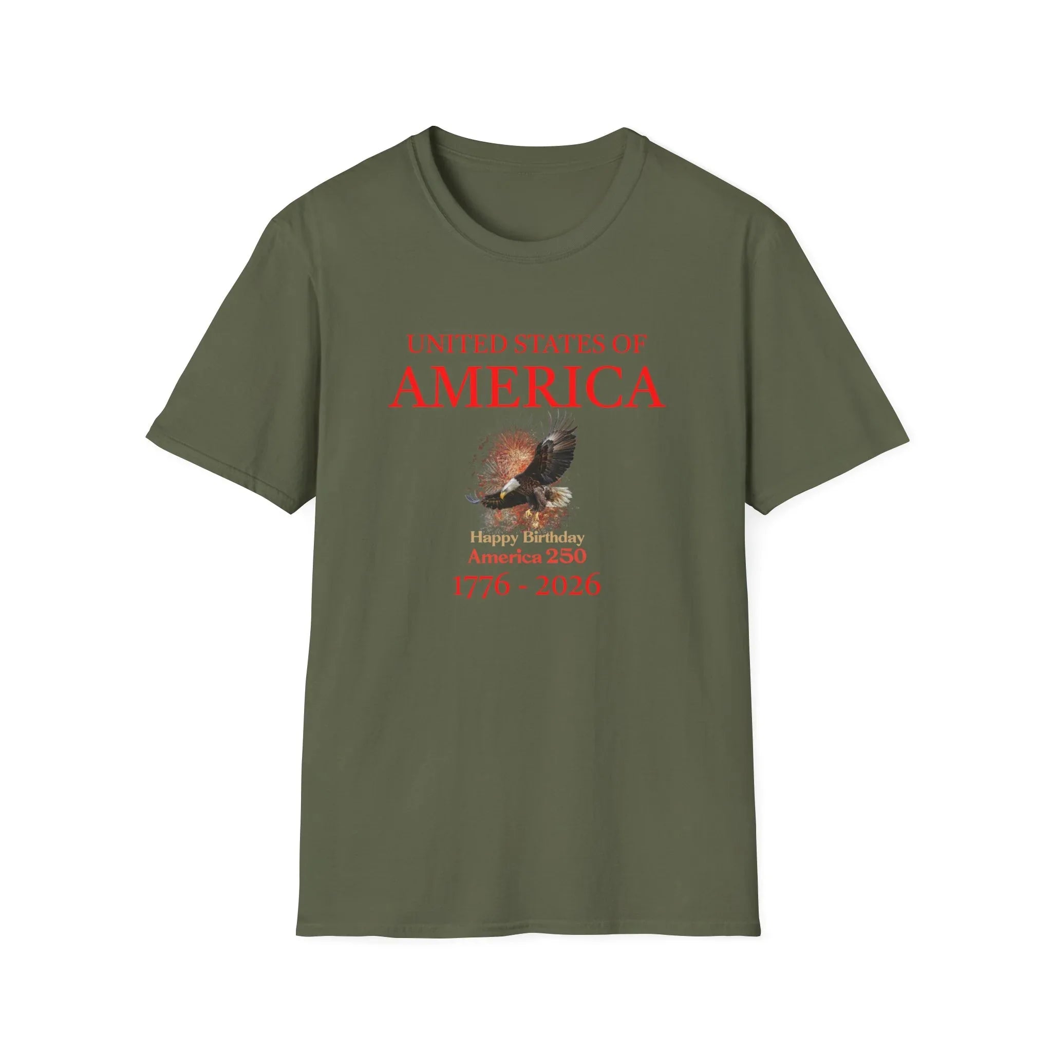 Unisex Softstyle T-Shirt - 250 USA Celebration