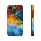 Abstract Colorful Swirl Phone Case | Tough Protective iPhone Cover - 250 USA Celebration