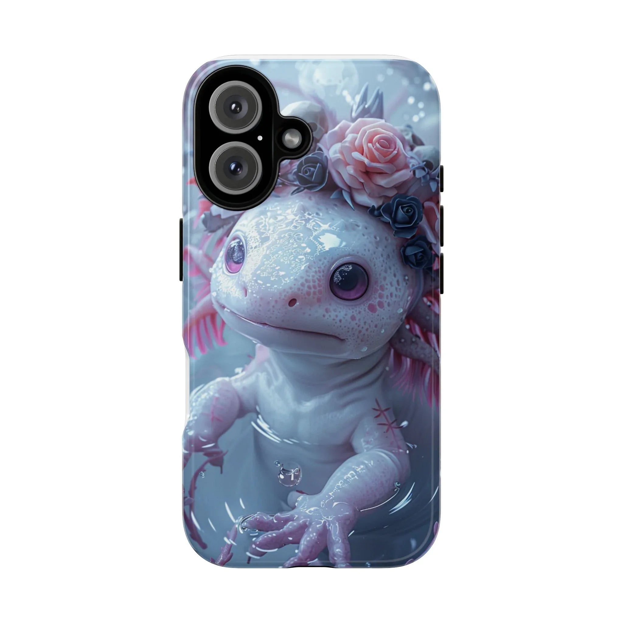 Goth Axolotls Tough Cases | Cute Creepy Axolotl Phone Case, Gloomycore Aesthetic - 250 USA Celebration