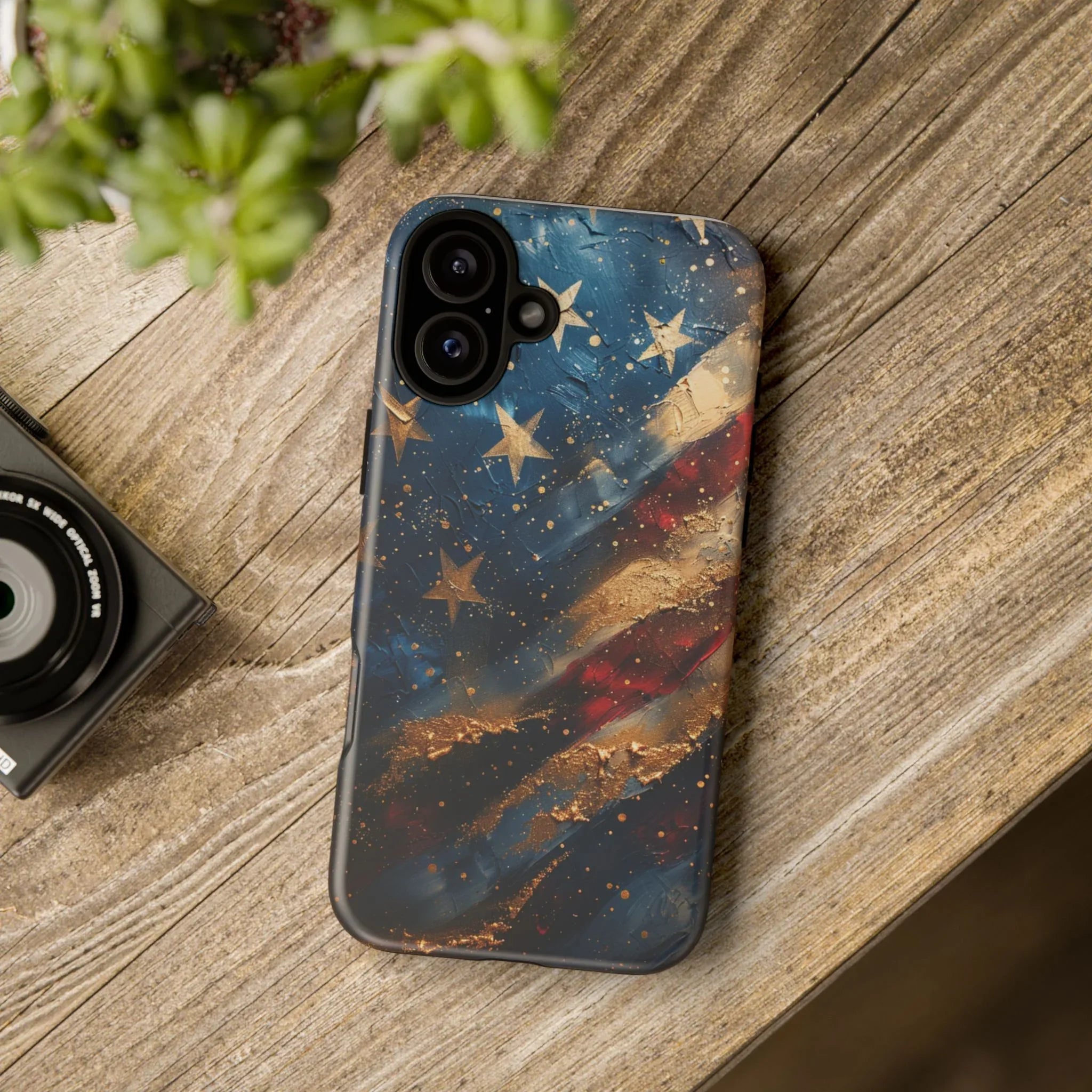 Distressed American Flag phone case | tough cases - 250 USA Celebration