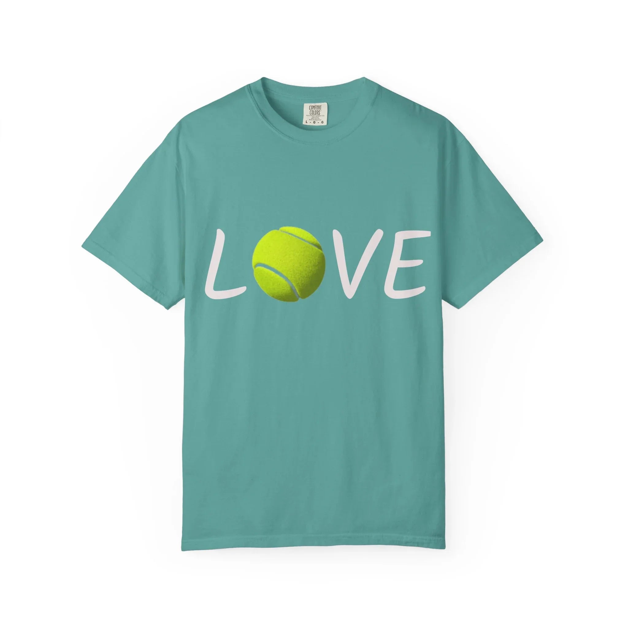 Tennis Ball LOVE T-Shirt | Tennis Lover Shirt, Sports Graphic Tee - 250 USA Celebration