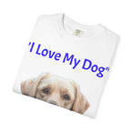 I Love My Dog Labrador Portrait T-shirt | Dog Lover Tee - 250 USA Celebration