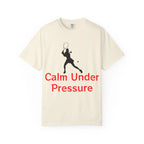 Calm Under Pressure Tennis Player T-shirt | Tennis Graphic Tee - 250 USA Celebration