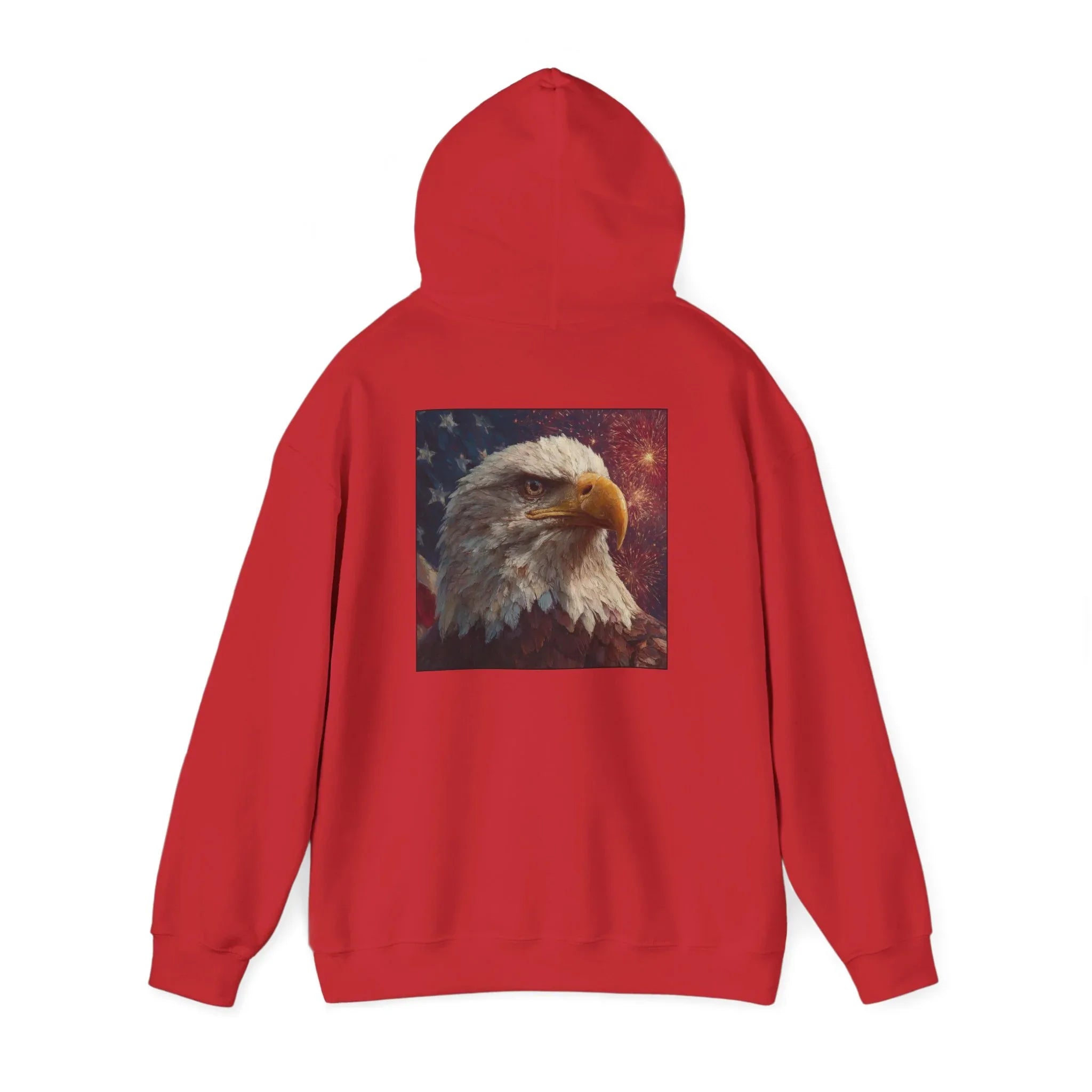 Patriotic American Hooded Sweatshirt, USA Graphic Tees, Flag T-Shirts, Independence Day Apparel, Funny Patriotic Shirts, Custom American Tee - 250 USA Celebration