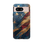 Patriotic Phone Case, Tough Cases with American Flag Design, Stylish Phone Accessories, USA Pride Gift, Durable Cases for All Occasions - 250 USA Celebration