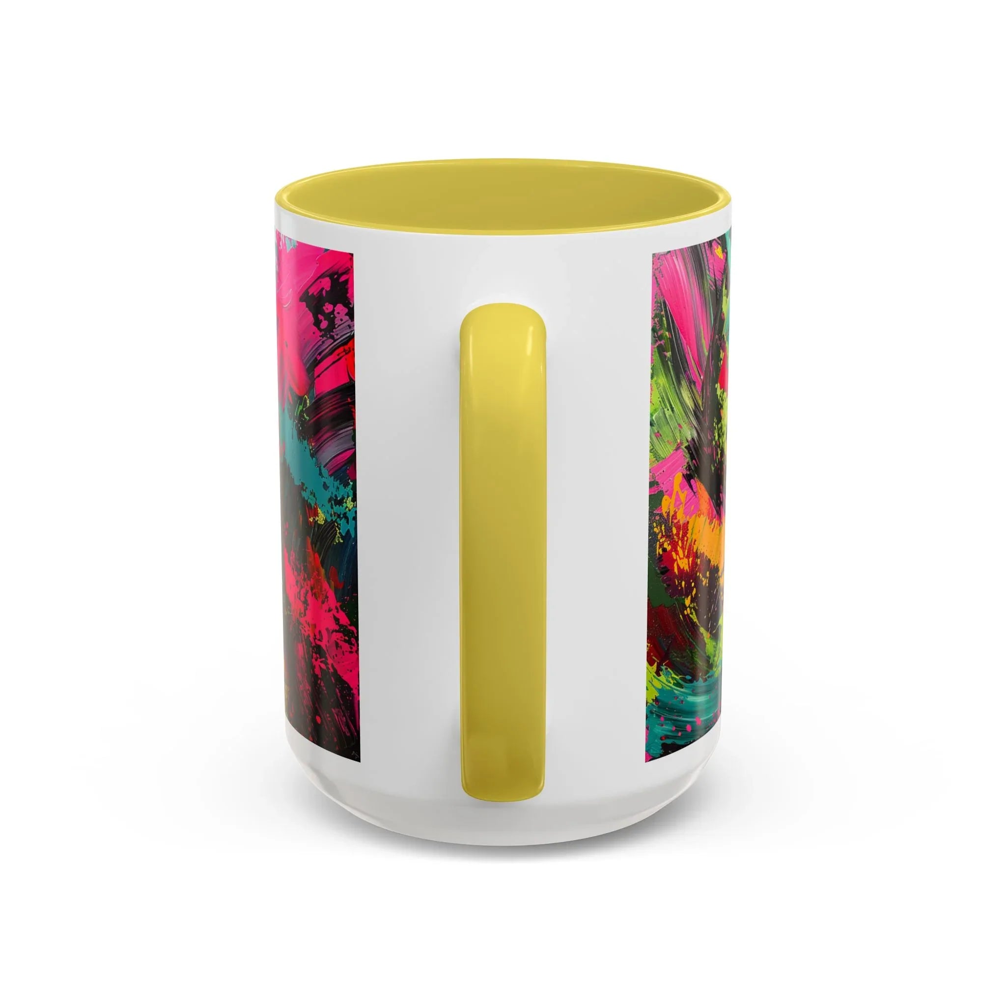 Abstract Colorful Brushstroke Mug | 11oz 15oz Ceramic - 250 USA Celebration