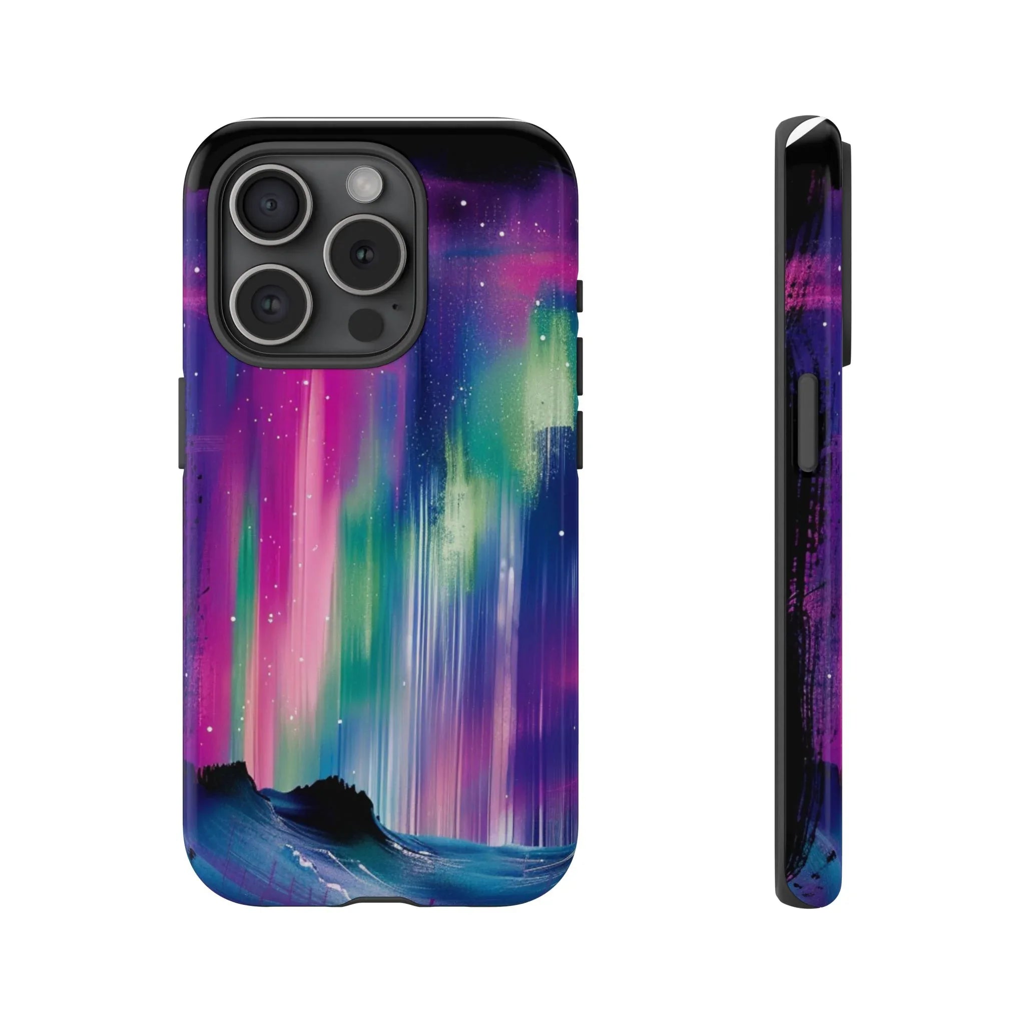 Aurora Borealis Phone Case | Tough iPhone Case, Northern Lights Sky - 250 USA Celebration