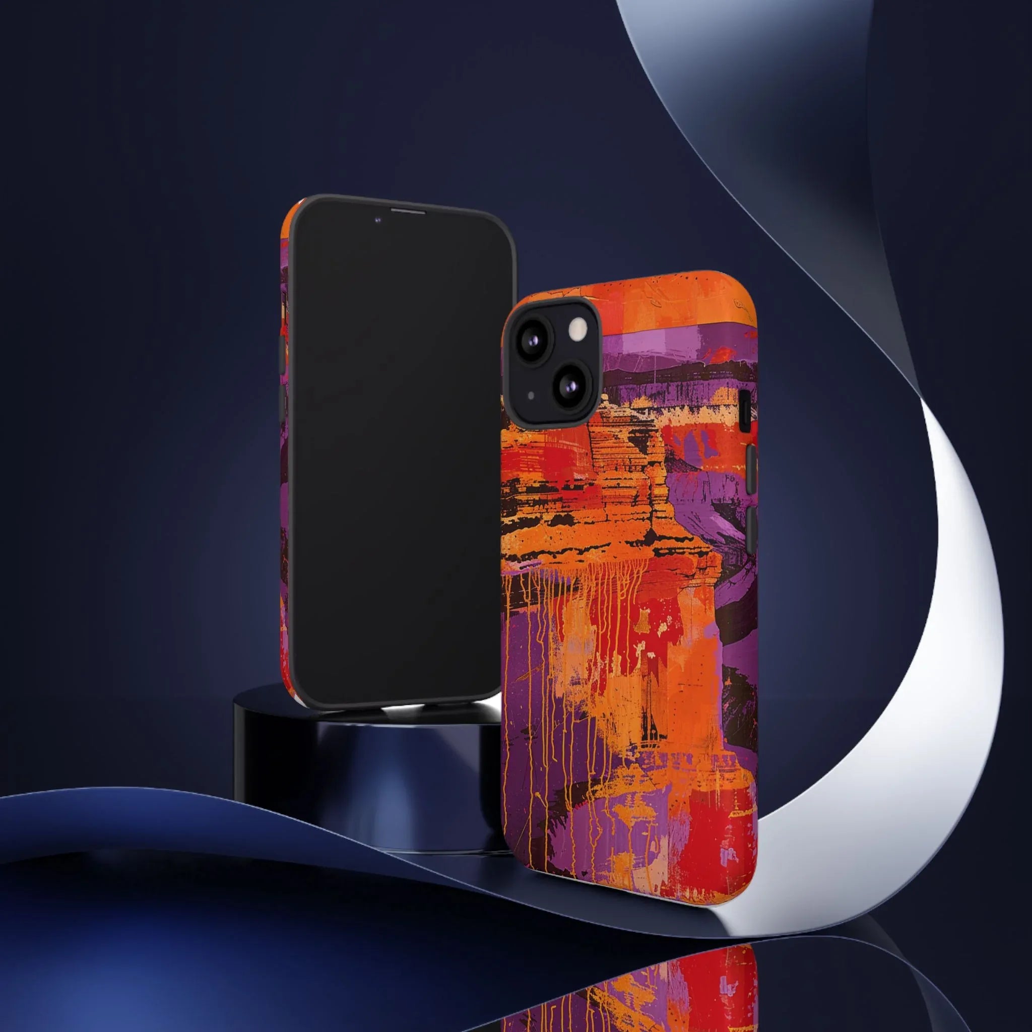 Abstract Drip Paint Tough Case | Phone Case - 250 USA Celebration