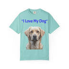 I Love My Dog Labrador Portrait T-shirt | Dog Lover Tee - 250 USA Celebration