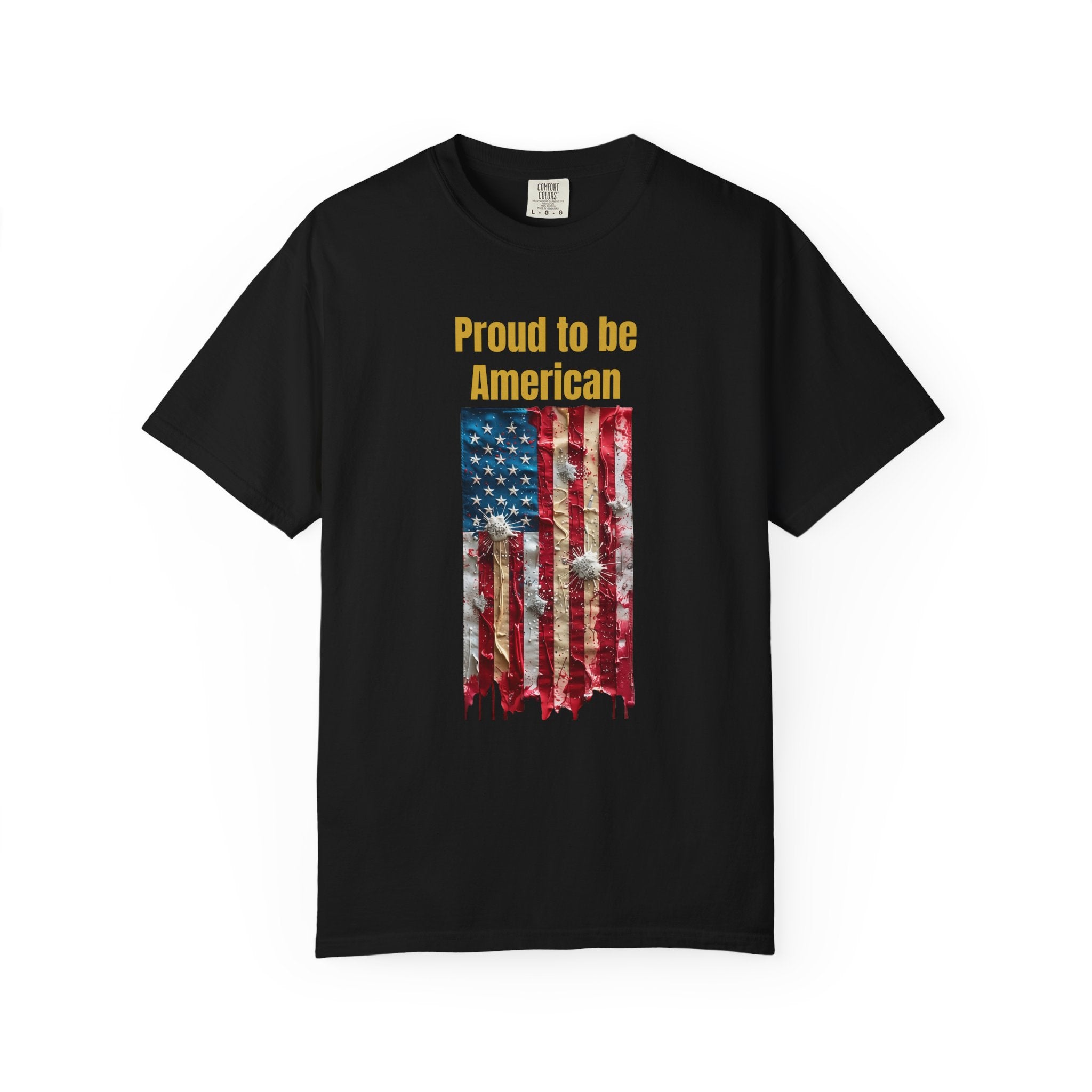 Official 250th Distressed Flag Patriotic Tee