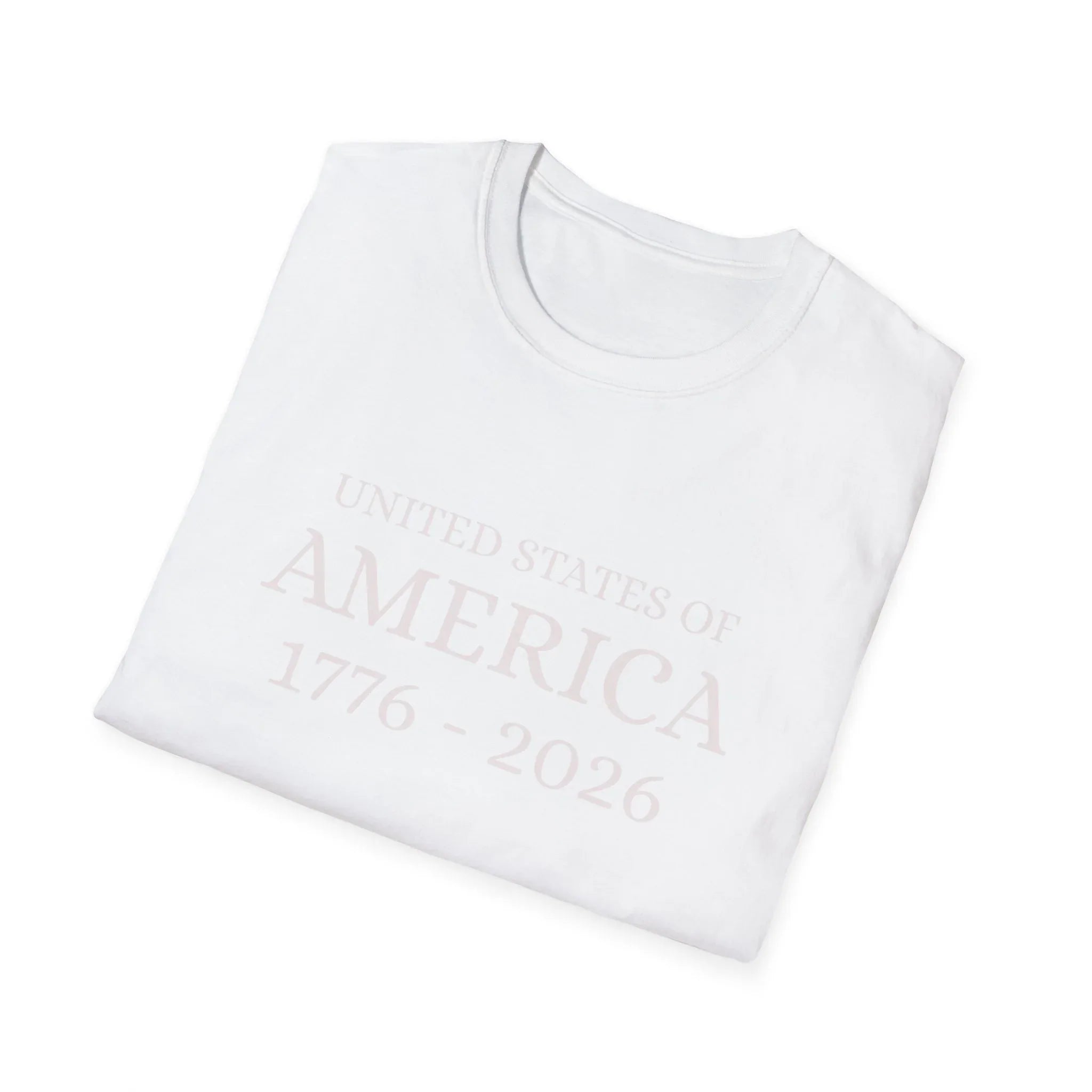 United States of America 1776-2026 T-Shirt | Patriotic Vintage Text - 250 USA Celebration