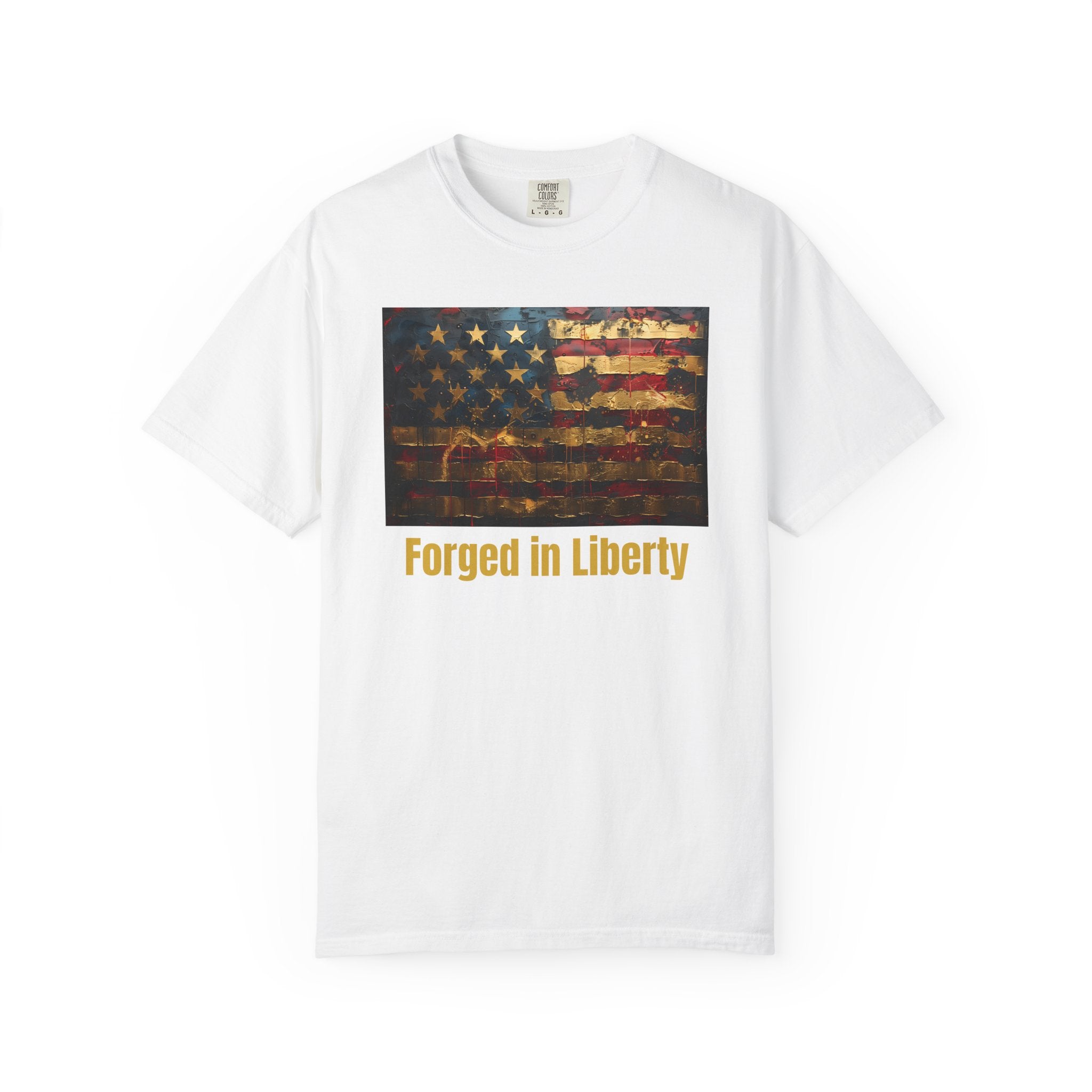 Forged in Liberty American Flag T-Shirt