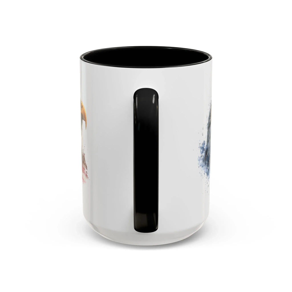 American Flag Bald Eagle Mug | Accent Coffee Mug - 250 USA Celebration