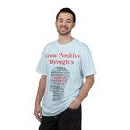 Grow Positive Thoughts T-shirt | Positive Word Cloud Mental Health Tee - 250 USA Celebration