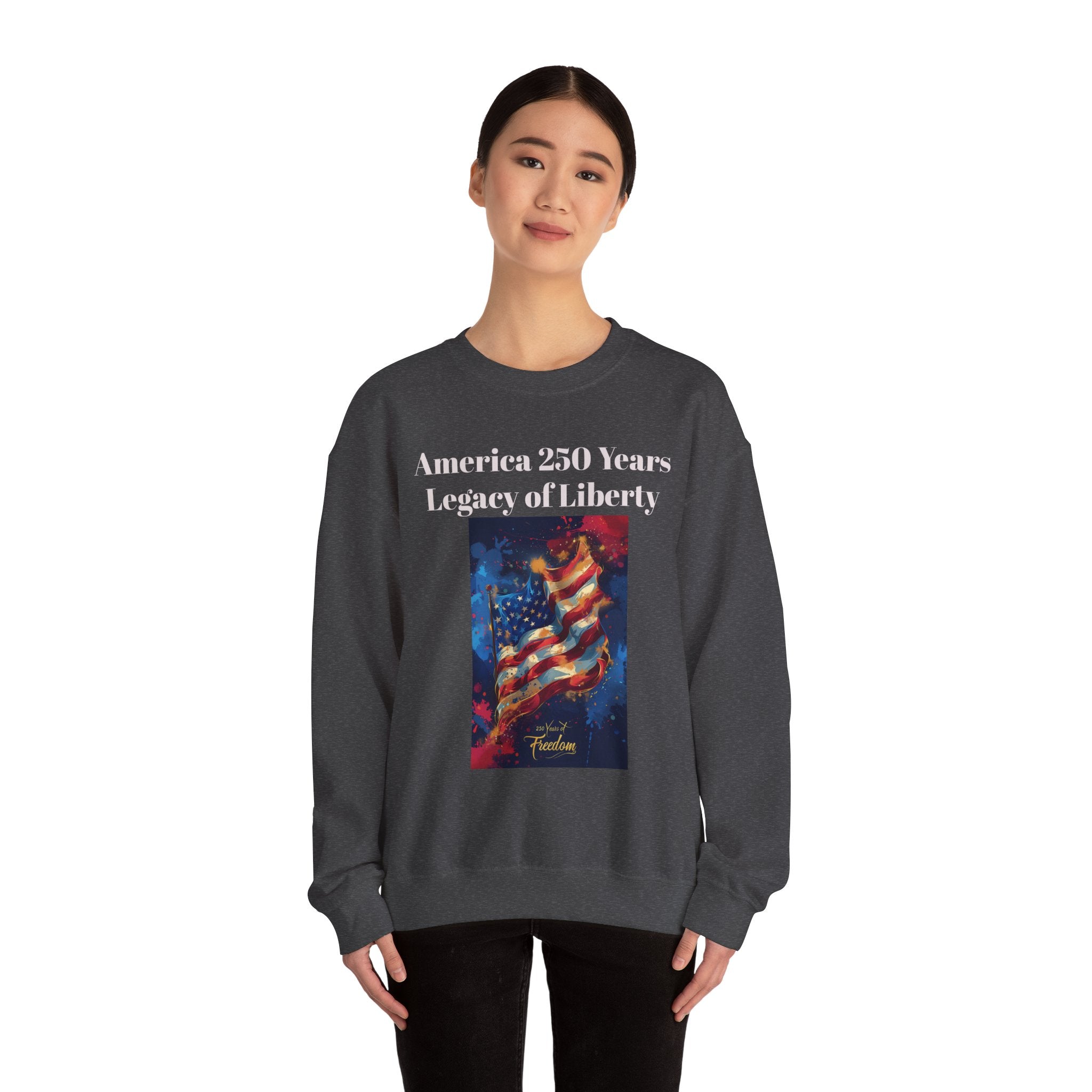 America 250 Years Legacy of Liberty Crewneck Sweatshirt