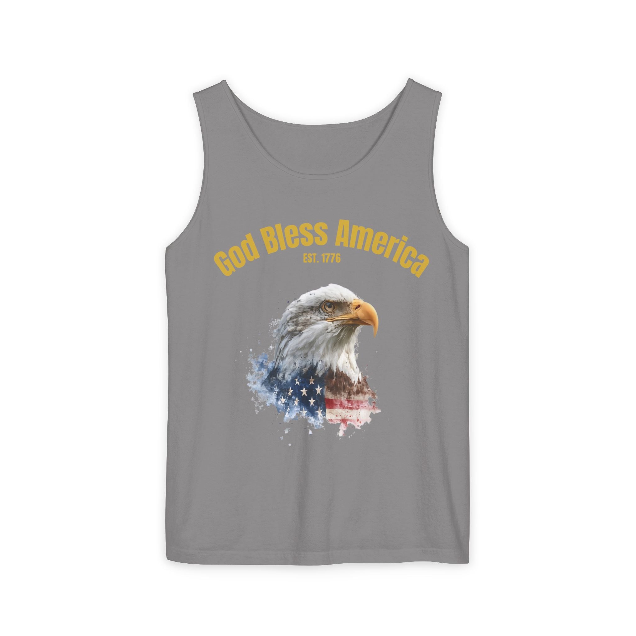 America 250 Tank Top | Official 250th Anniversary Edition American Bald Eagle watercolor flag Tank Top | Patriotic Eagle design