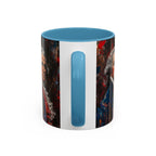 Historical Portrait Accent Mug — Patriotic Vintage-Style Coffee Cup