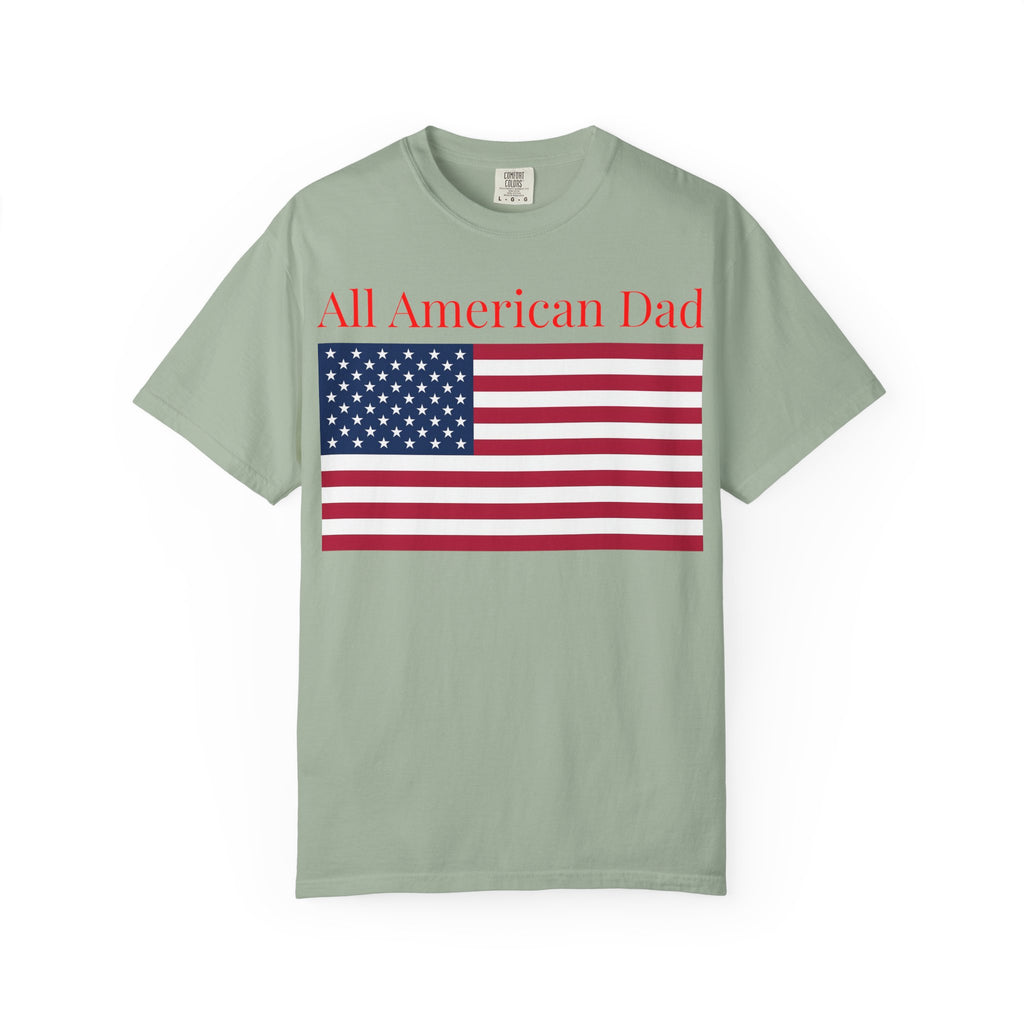 All American Dad T-Shirt – Patriotic USA Flag Tee for Father’s Day
