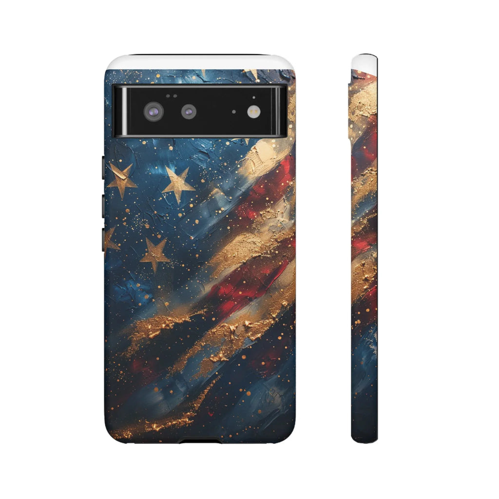 Distressed American Flag phone case | tough cases - 250 USA Celebration