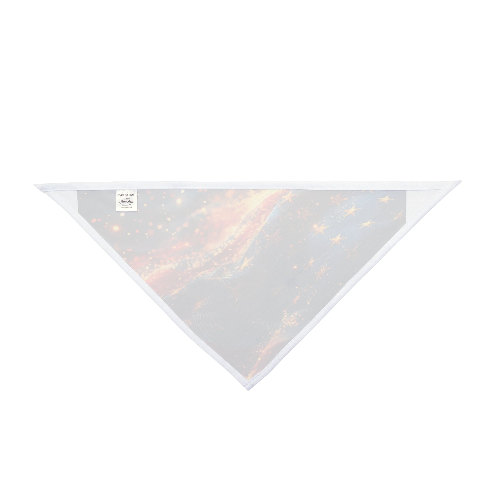American Flag Fireworks Pet Bandana