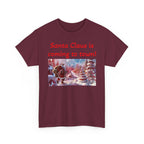 Festive Santa Tee, Unisex Christmas Shirt, Holiday Gift for Him/Her, Fun Santa Claus T-Shirt, Winter Wear, Family Gathering Apparel - 250 USA Celebration