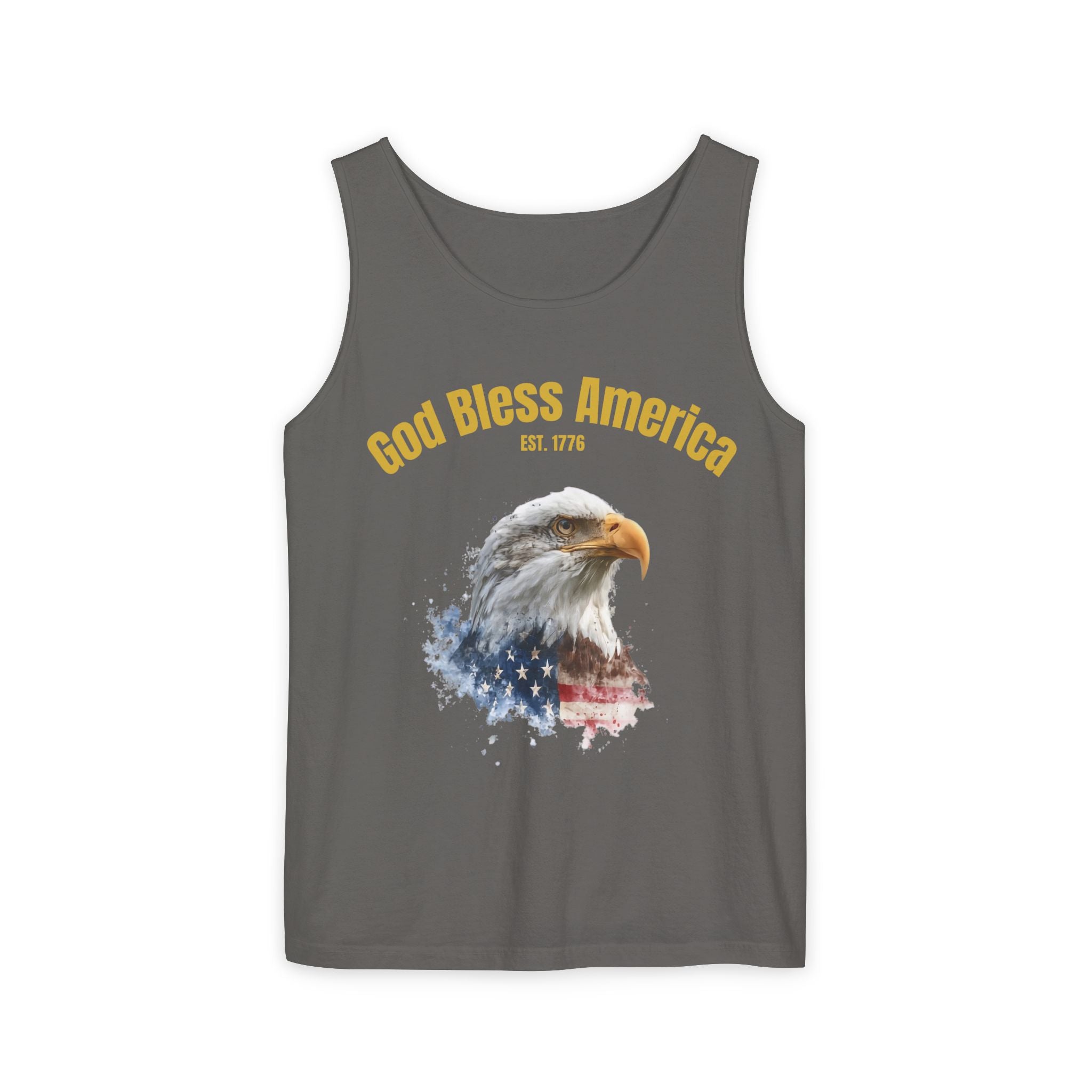 America 250 Tank Top | Official 250th Anniversary Edition American Bald Eagle watercolor flag Tank Top | Patriotic Eagle design