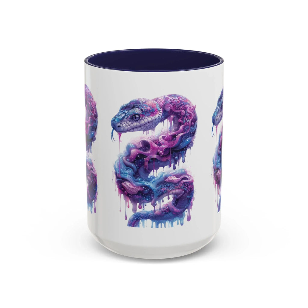 Psychedelic Ouroboros Snake Mug | Rainbow Galaxy Fractal Mushrooms - 250 USA Celebration