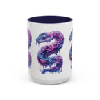 Psychedelic Ouroboros Snake Mug | Rainbow Galaxy Fractal Mushrooms - 250 USA Celebration