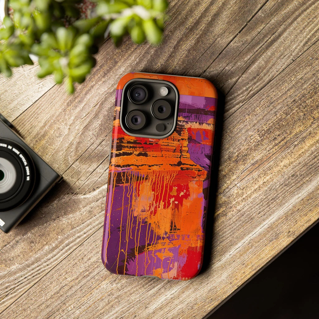 Abstract Drip Paint Tough Case | Phone Case - 250 USA Celebration