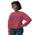 Freedom is Never Free Crewneck Sweatshirt | Patriotic Quote Pullover - 250 USA Celebration