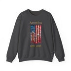 America 1776-2026 Flag Crewneck Sweatshirt