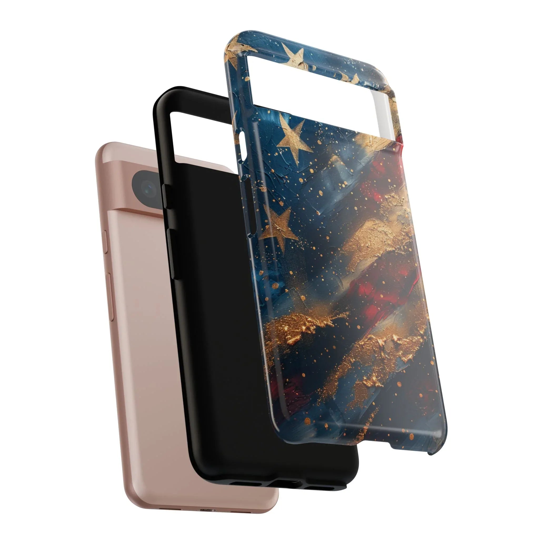 Patriotic Phone Case, Tough Cases with American Flag Design, Stylish Phone Accessories, USA Pride Gift, Durable Cases for All Occasions - 250 USA Celebration