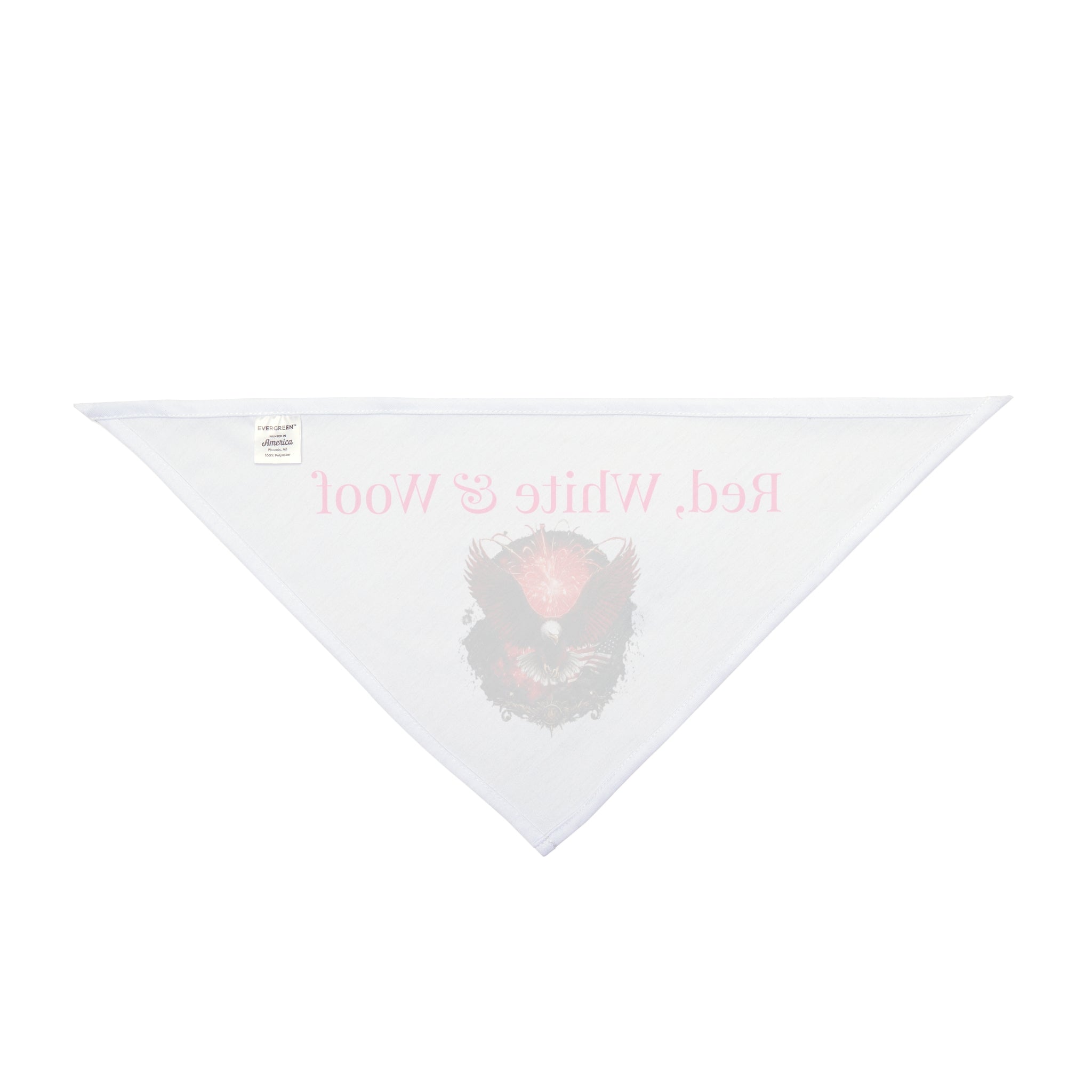 Pet Bandana — "Red, White & Woof" Patriotic Dog Bandana