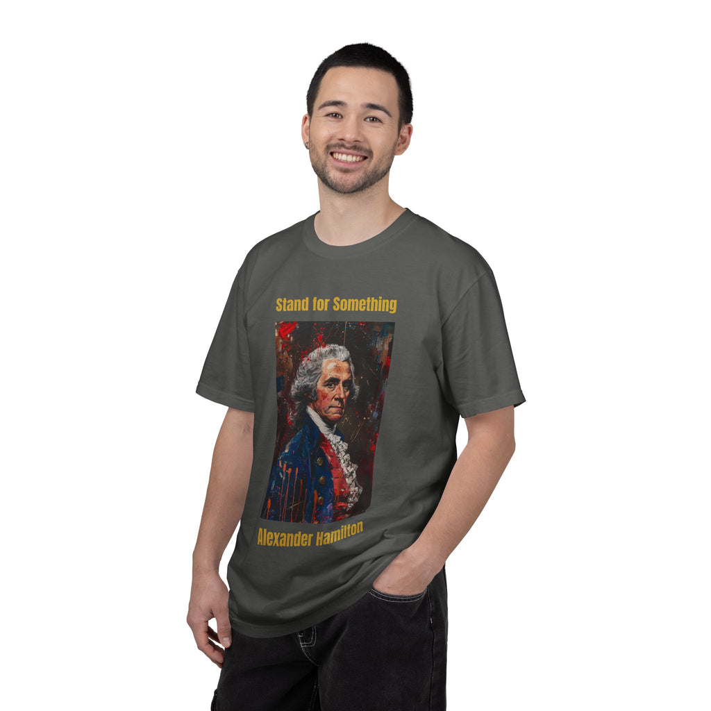 T-Shirt — 'Stand for Something' Alexander Hamilton Portrait Tee
