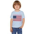 All American Kid Toddler T-Shirt — Patriotic Flag Tee for 4th of July & Memorial Day