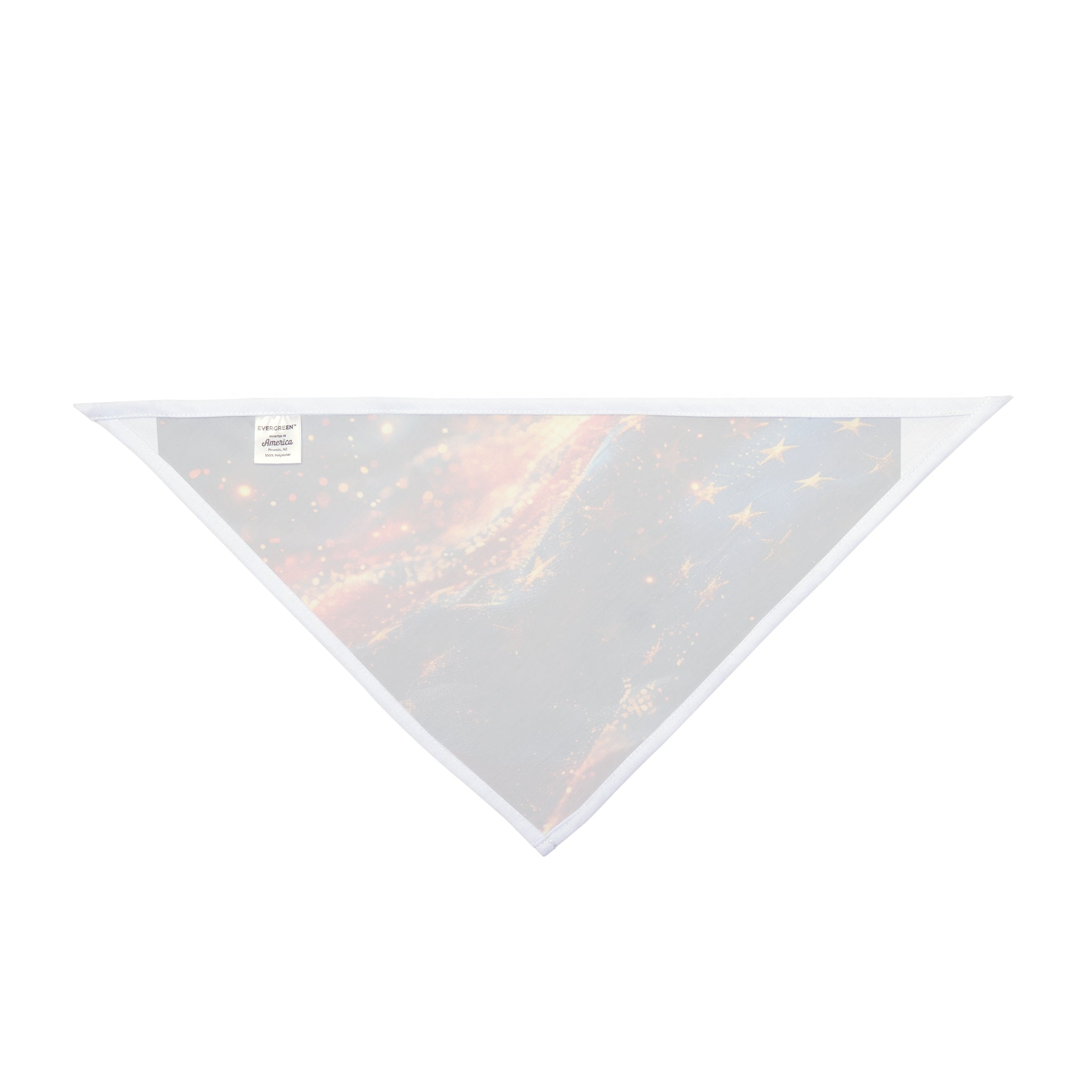 American Flag Fireworks Pet Bandana