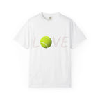 Tennis Ball LOVE T-Shirt | Tennis Lover Shirt, Sports Graphic Tee - 250 USA Celebration