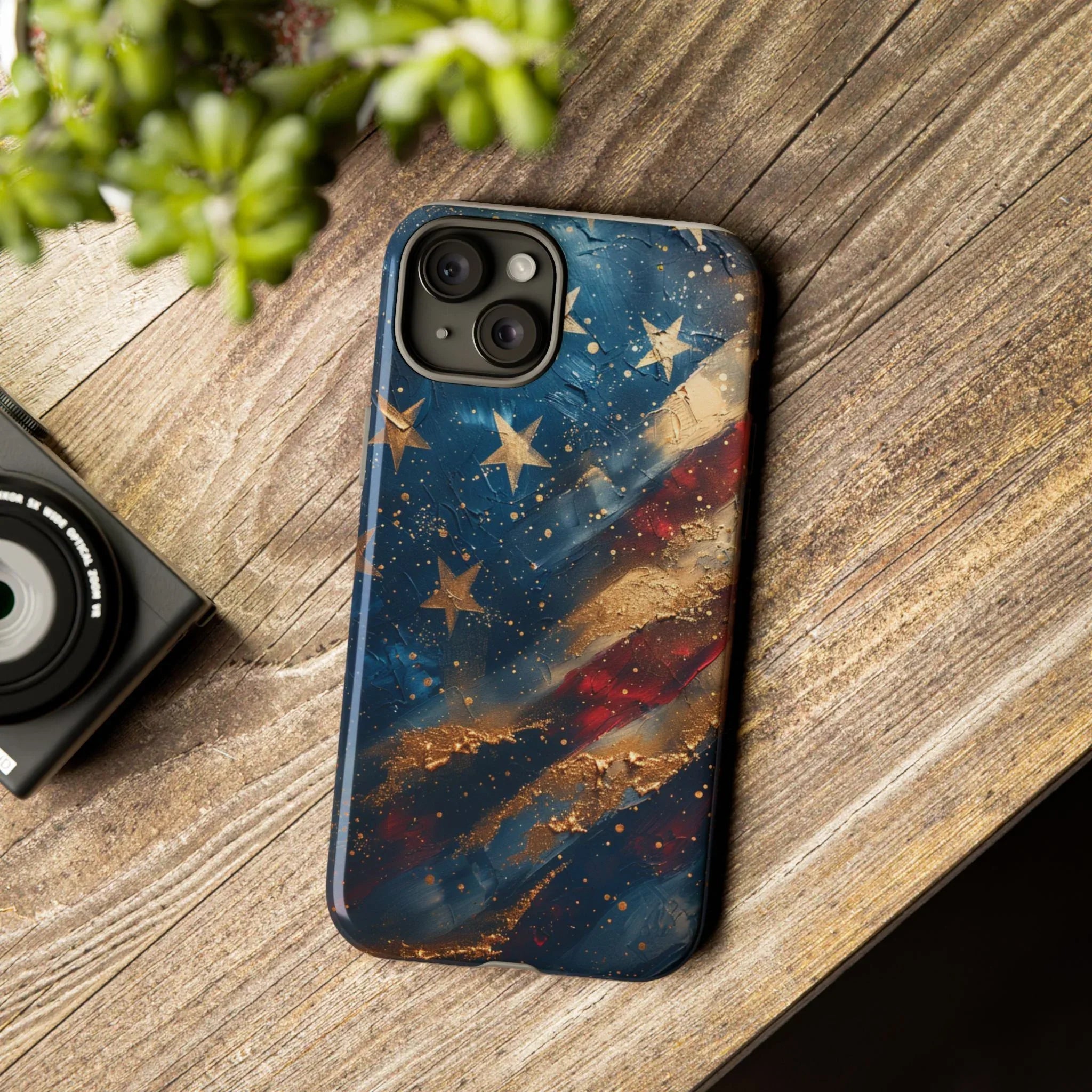Distressed American Flag phone case | tough cases - 250 USA Celebration