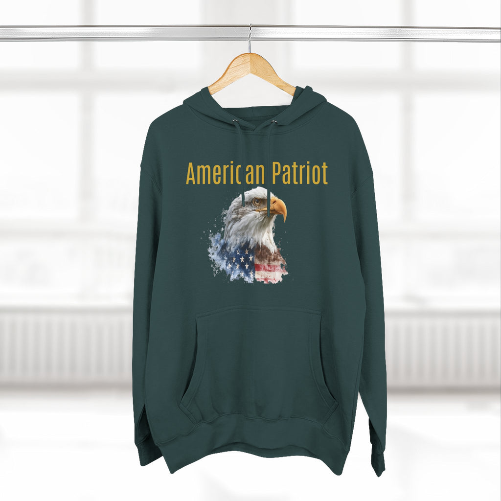 Official 250th American Patriot Hoodie Bald Eagle
