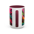 Abstract Colorful Brushstroke Mug | 11oz 15oz Ceramic - 250 USA Celebration