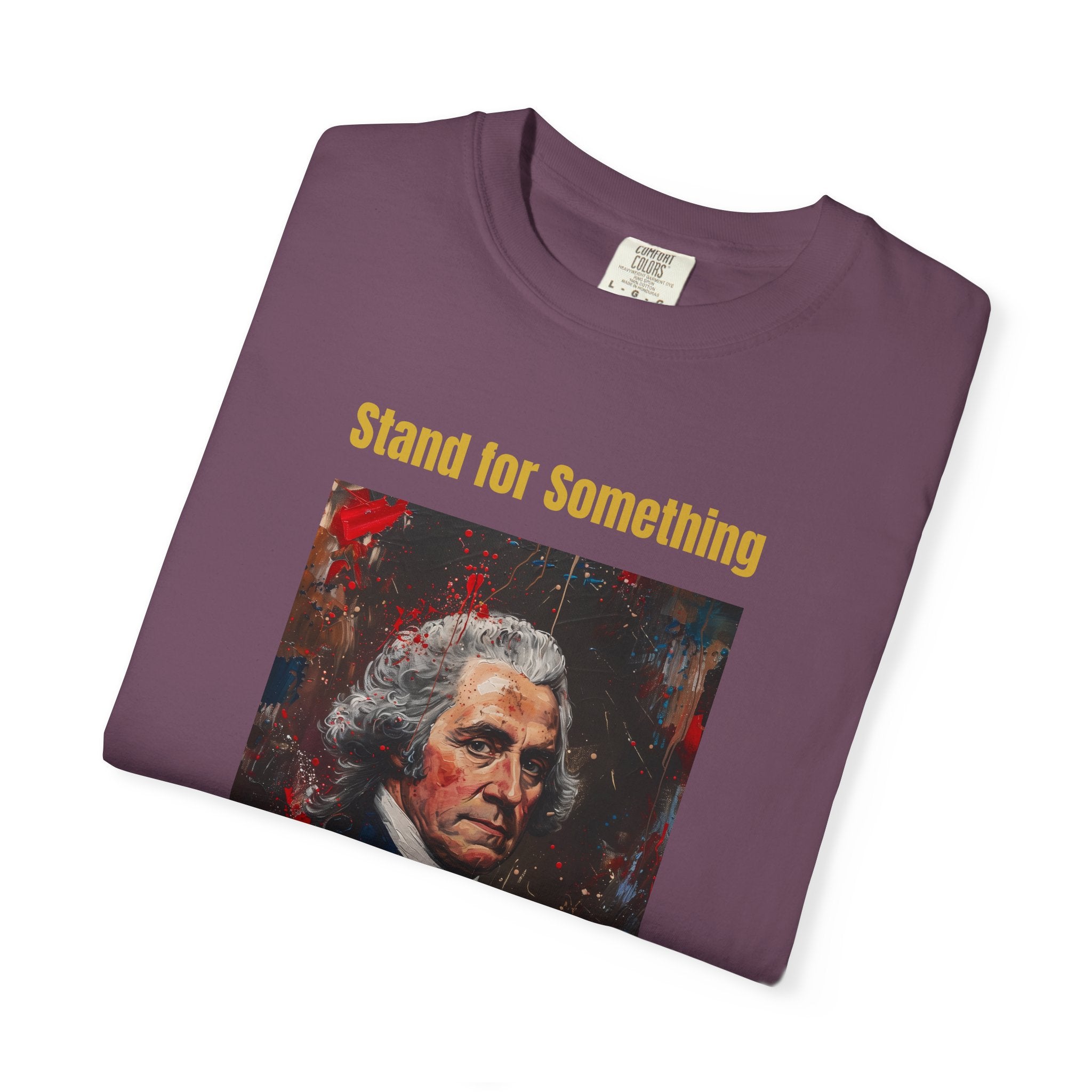 T-Shirt — 'Stand for Something' Alexander Hamilton Portrait Tee