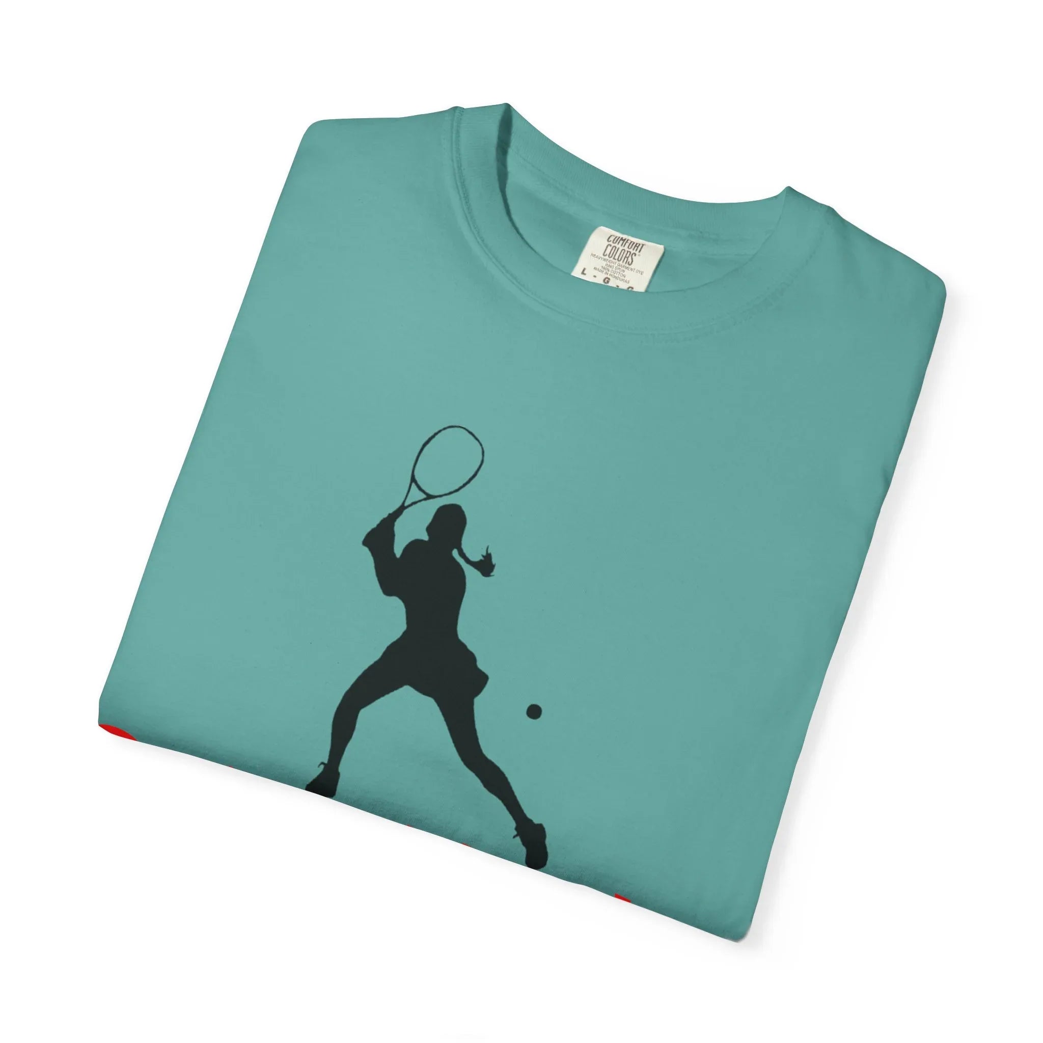 Calm Under Pressure Tennis Player T-shirt | Tennis Graphic Tee - 250 USA Celebration