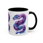 Psychedelic Ouroboros Snake Mug | Rainbow Galaxy Fractal Mushrooms - 250 USA Celebration