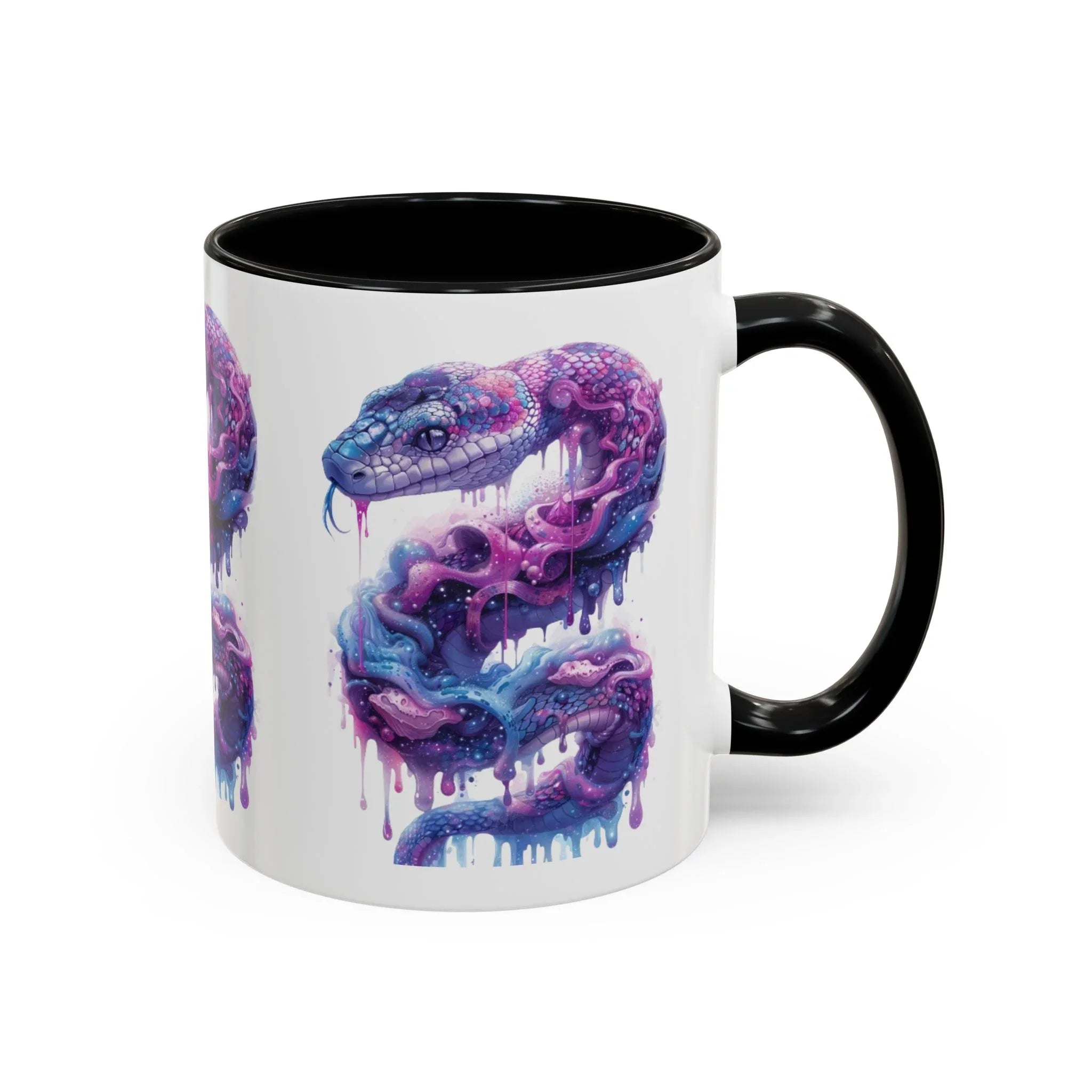 Psychedelic Ouroboros Snake Mug | Rainbow Galaxy Fractal Mushrooms - 250 USA Celebration