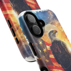 Patriotic Eagle Magnetic Phone Case, Tough Phone Covers, Americana Gifts, Unique Cell Phone Case, Fourth of July, Veterans Day - 250 USA Celebration