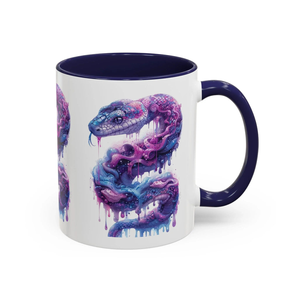 Psychedelic Ouroboros Snake Mug | Rainbow Galaxy Fractal Mushrooms - 250 USA Celebration